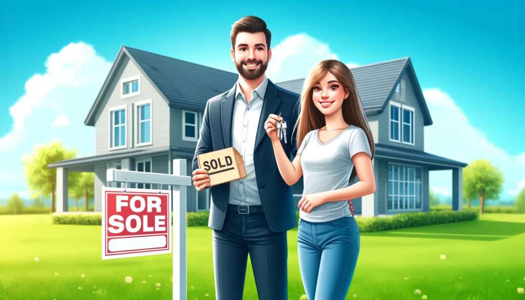 Servicios de Estudios de Hipoteca en Bimaik.com Pareja Feliz con Nueva Casa